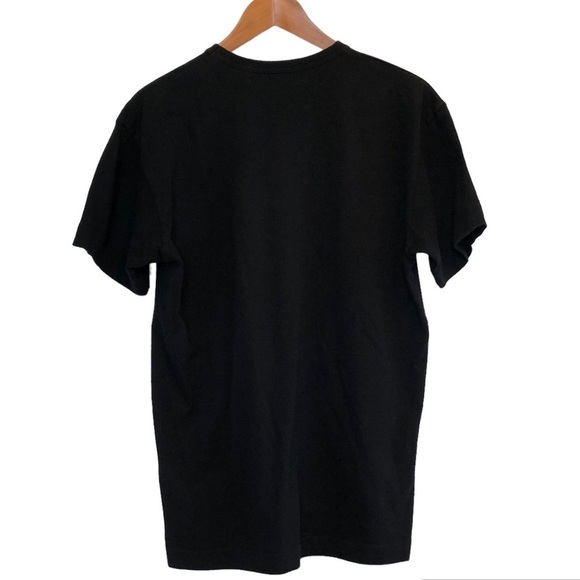 Men’s Comme Des Garçons Play, Black T-Shirt, XL - Picture 2 of 8